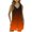 Orange, variant on Women's Summer Pocket Camisole Shorts Romper with Romper Shorts