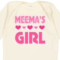 thumbnail image 4 of Inktastic Meema Girl Granddaughter Girls Long Sleeve Baby Bodysuit, 4 of 5