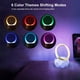 thumbnail image 2 of Luz de noche infantil, lámpara de noche, lámpara recargable para guardería con altavoz Bluetooth, lámpara infantil de 3 colores, control táctil para el hogar (nueva, azul), 2 of 5