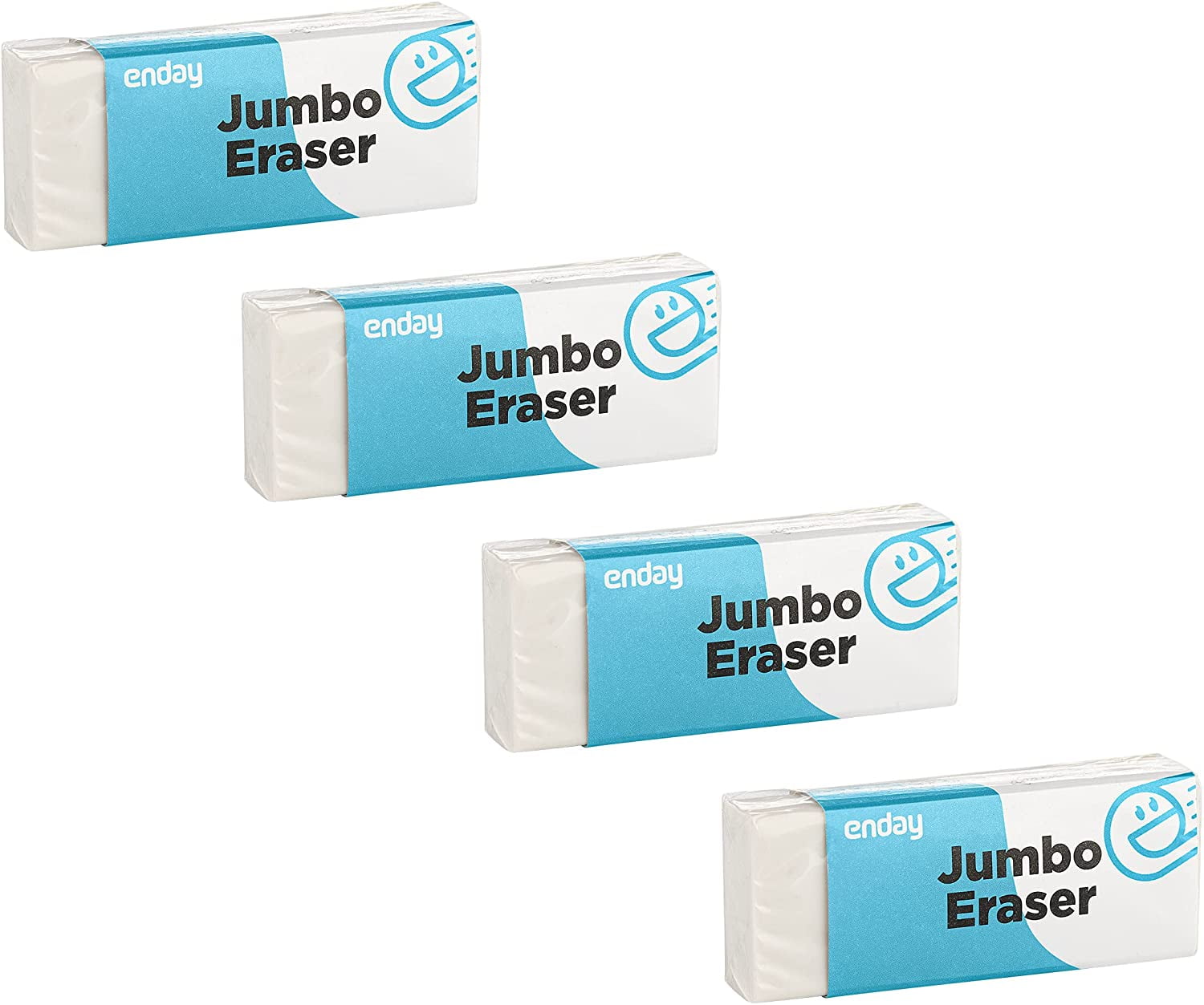 Erasers Pencil Block White, Hi Polymer Jumbo Soft Large Rubber, Smudge