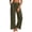 Army Green plus size wide leg pants with pockets a1, variant on Bzdzmqm Women's Plus Size Wide Leg Elastic Waist Lounge Pants with Pockets Solid Casual Long Pants Vacation Travel Beach Trousers, Navy XL