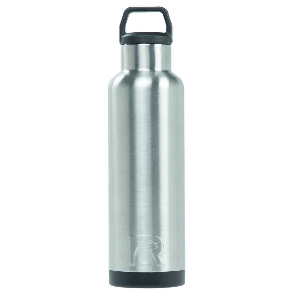 RTIC 20 oz Vacuum Insulated Water Bottle, Metal Stainless Steel Double