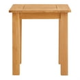thumbnail image 2 of Linon Barlow Teak Outdoor Square Side Table 22" High in Natural Oil Finish, 2 of 8