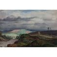 thumbnail image 3 of Elijah Walton 24x17 Black Modern Framed Museum Art Print Titled - From the Monument Hill - Thunderstorm (1850-1880), 3 of 5