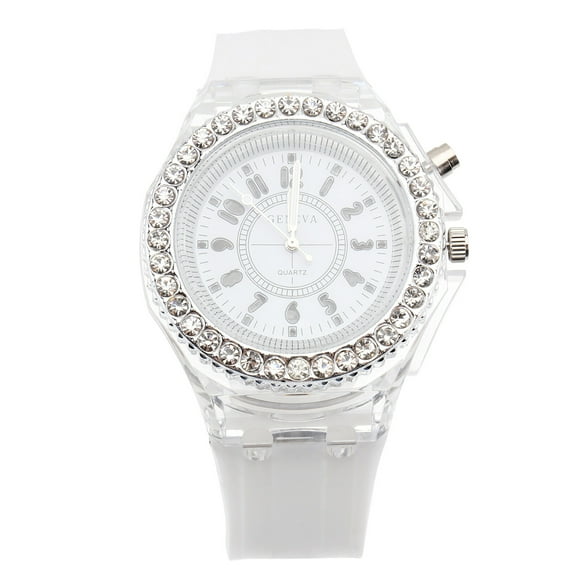 KAKOWELY Reloj LED luminoso unisex de silicona de moda para niñas y niños.