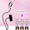 thumbnail image 4 of Phone Bracket Desktop Led Light, Selfie Ring Light, Wide Application For Outdoor Travel Self-Driving  Vlog Making Business Travel, 4 of 8