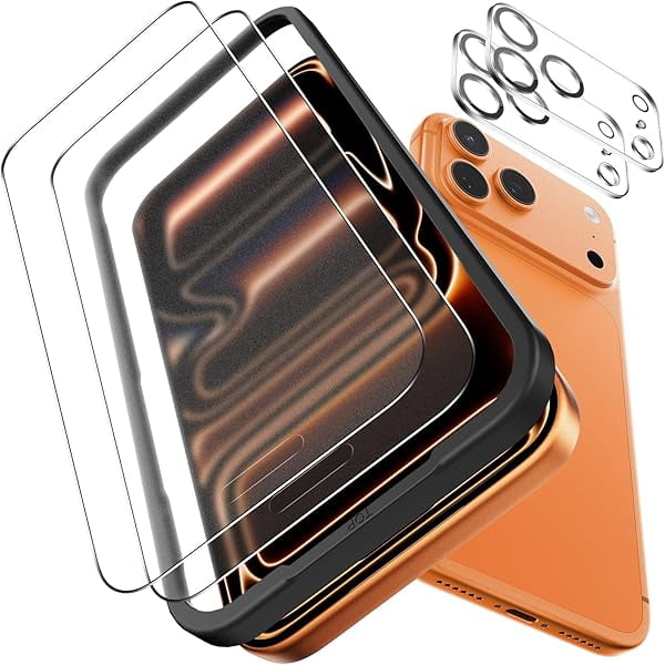 wonima44 2 Pack Matte Screen Protector for iPhone 17 Pro Max 6.9 Inch, Matte Layer Surface with 2 Camera Lens Film, Easy Installation Tool, Anti-glare, Smooth Touch, Feel as Silk