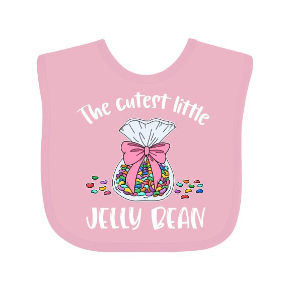 Inktastic The Cutest Little Jelly Bean Boys or Girls Baby Bib