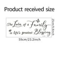 thumbnail image 3 of The Love Of A Family IsLife's Greatest Blessing Bedroom Living Room Porch Home Wall Decoration Stickers, 3 of 5