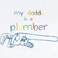 thumbnail image 2 of CafePress - My Daddy Plumber Infant Bodysuit - Baby Light Bodysuit, Size Newborn - 24 Months, 2 of 4