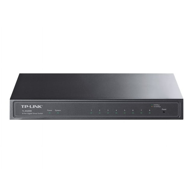 TP-Link TL-SG2008 V4 - Switch - managed - 8 x 10/100/1000 - desktop