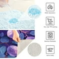 thumbnail image 6 of Bathroom Plush Absorbent Mat Single Square Pad 16x24Inches Bath Mat Fluffy Suitable For Bathroom Toilet Living Room Absorb Water Non-Slip Durable Large Purple Plum, 6 of 9
