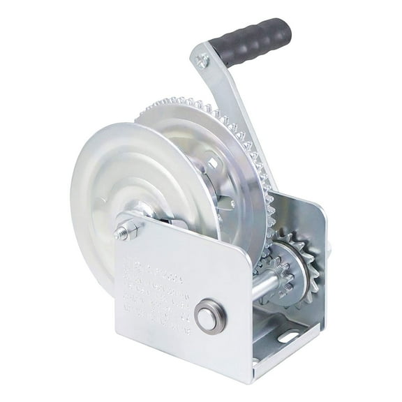 Dutton-Lainson 14934 1200 Pound Capacity Automatic Friction Brake Winch, Plated