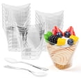 thumbnail image 6 of Exquisite Clear Reuleaux Plastic Dessert Miniatures Cups - 20 Ct. - 4 oz, 6 of 7