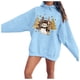 thumbnail image 1 of WILLBEST Sudaderas para Mujer, Estilo Otoño/Invierno, con Estampado de Muñeco de Nieve y Árbol de Navidad XX-Grande, 1 of 4