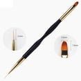 thumbnail image 2 of Pluma De Dibujo De Uñas De Doble Extremo Pluma De Arte De Uñas Pincel Pintura Dibujo Delineador Herramientas De Uñas 3 Uds Moyic CE006013-00, 2 of 6