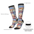thumbnail image 4 of Balery Set Of Travel Vintage Calcetines novedosos Calcetines deportivos Calcetines hasta la rodilla Calcetines de algodón Calcetines originales y geniales, 4 of 6