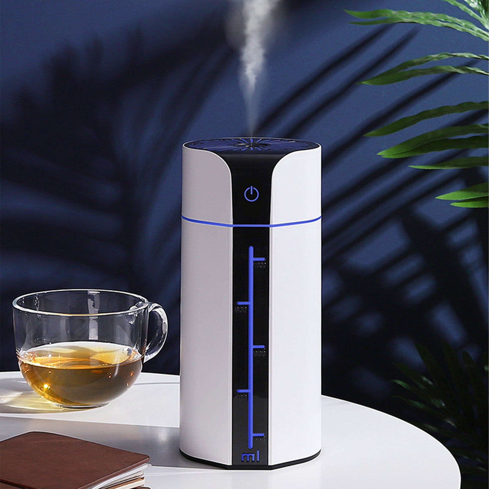 Finelylove Cool Mist Humidifiers For Babies, 1000ML Quiet And Small Humidifier For Bedroom Nightstand, Space Saving, Auto Shut Off With LED Night Light