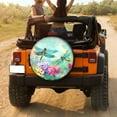 thumbnail image 3 of KAKALAD Dragonfly Garden Spring 01 Spare Tire Cover Universal Vehicle Accessories Buckle Car Tools 14”in, 3 of 6