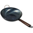 thumbnail image 4 of GAXIRE Iron Wok for Cooking Flat Bottom 1Pack, 4 of 8
