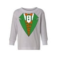 thumbnail image 1 of Awkward Styles Boys Girls St. Patty Toddler Long Sleeve Shirt Irish Tuxedo Kids T-shirt Proud Irish, 1 of 4