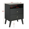 thumbnail image 4 of Home Square 2-Piece Set with Modern Tall Nightstand and Tall 6-Drawer Chest, 4 of 16