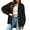 Black, variant on 2023 Jean Jackets for Women Wash Wool Edge In The Long Loose Jean Jacket (Black, M)