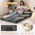 thumbnail image 4 of Colchón plegable, sofá cama convertible de tamaño completo Feliz Home, 4 of 7