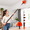 Reach 18FT(12 FT), variant on 18ft Cobweb Duster With Extension Pole Web Brush