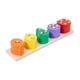 thumbnail image 3 of Clasificador de formas de madera Juguete de emparejamiento de formas de madera Juguete sensorial educativo Montessori fruta A, 3 of 9
