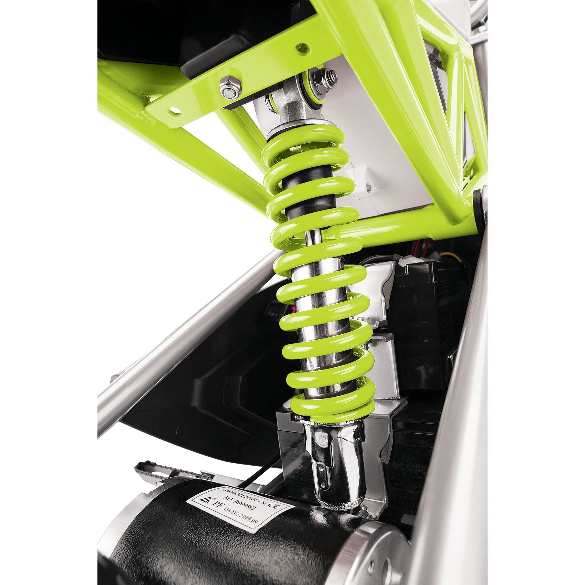 Razor RSF650 Electric Bike, Age 16+, 17 Mph, 50-Min Run, 220lb Max, Hidden Storage, Green