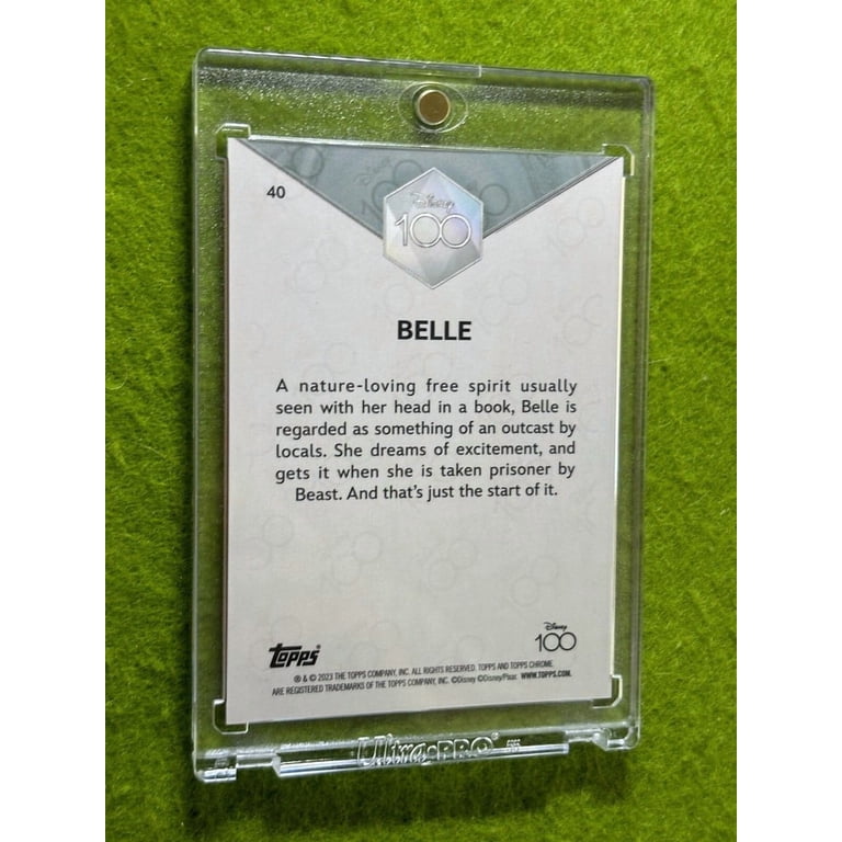 BELLE Disney 100 PINK REFRACTOR CARD # /399 SP 2023 Topps Chrome