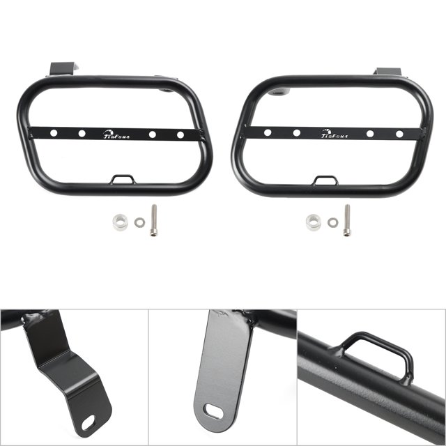 Luggage Rack Side Saddle Bag Mount Bracket For YAMAHA XSR 700 2017-2023 22