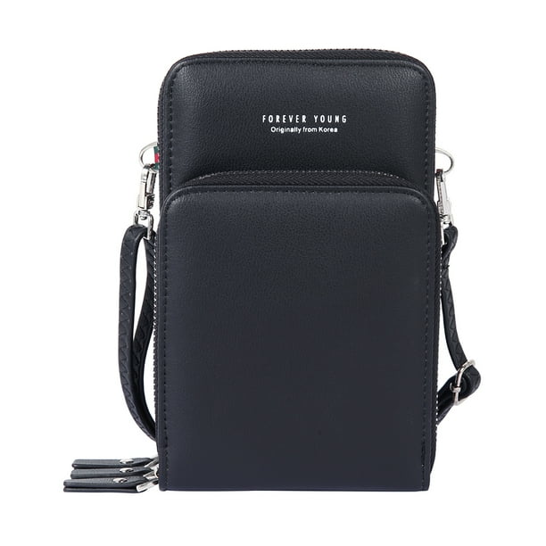 HOTBEST Small Crossbody Purses And Handbags For Women Multi Zipper