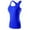 Blue, variant on Lavaport 10 Colors Women's Compression Base Layer Quick Dry Tank Racerback Yoga Workout Top