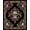 Black Red Ivory, Pattern 3, variant on ODIKA Ghost Horror Haunted Death Ghoul Gothic Halloween Non-Slip Chair-Friendly for Dining Room, Large Office, Lounge