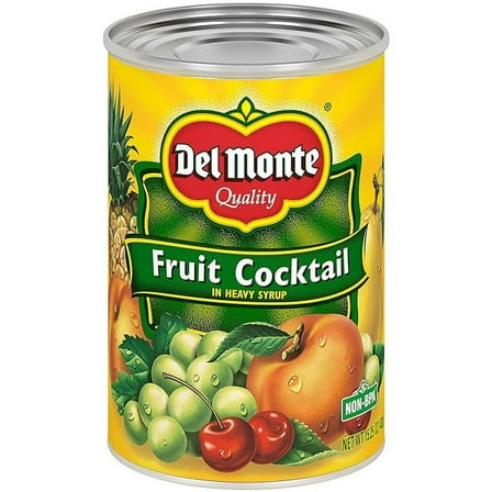 Pack of 2 Del Monte Fruit Cocktail In Heavy Syrup, 15.25 Oz