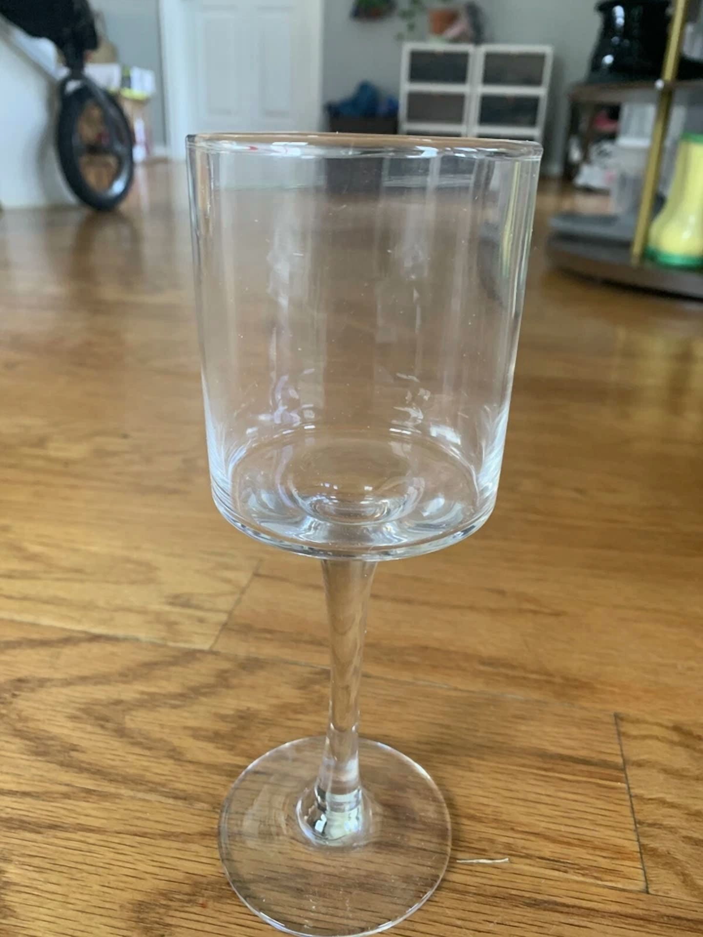 Clear Wine Glasses Set Of 3, 3 Different Sizes