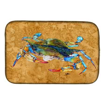 

Carolines Treasures 8655DDM Crab Dish Drying Mat 14 x 21 multicolor