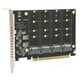 thumbnail image 4 of Adaptador SSD, Adaptador PCIE M.2 Adaptador PCIE dual NVMe Tarjeta Raid NVME Parte superior de la línea, 4 of 8