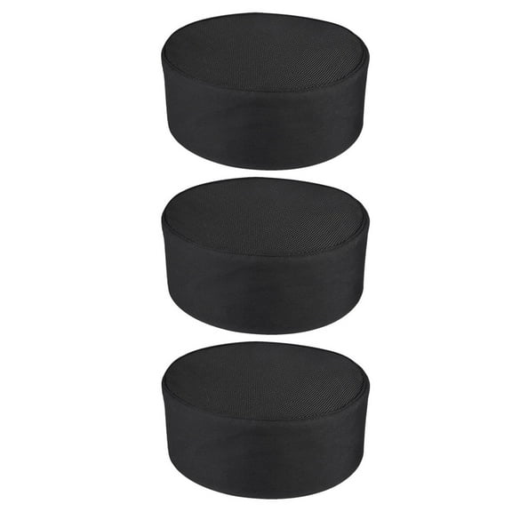 3 Pcs Hats Bonnet for Men Adjustable Mesh Top Cap Chef Breathable Cotton Cloth Miss