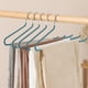 thumbnail image 1 of Percha para pantalones en forma de Z: perchero antideslizante resistente para ropa para armario, organizador de almacenamiento para ahorrar espacio, pack de 5, 1 of 6