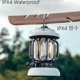 thumbnail image 2 of Linterna de camping portátil retro, recargable, resistente al agua, para senderismo, decoración, pesca, exterior, LED, verde, 2 of 5