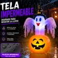 thumbnail image 4 of Inflable Halloween Fantasma Calabaza Bruja 1.43m Luz Led, 4 of 8