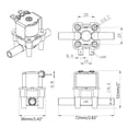 thumbnail image 5 of SDFGTstore 12V 24V 220V Electric Plastic Solenoid for Valve 3/8" Hose Pipe Quick Conntectio, 5 of 20
