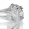 thumbnail image 3 of First Jewel Round Cut Brilliant 2 Ct Diamond Ring For Women's - Silver 14K White Gold Over Ring for Her - Wedding Ring - Solitaire with Accent Diamond Ring - Eternity Band Diamond Ring for Her, 3 of 6