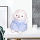 thumbnail image 4 of Muñeco de cordero de peluche Sunnimix juguete de PP dibujos animados suaves para recién nacidos azul, 4 of 8