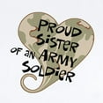 thumbnail image 2 of CafePress - Proud Sister Army Soldier Infant Bodysuit - Baby Light Bodysuit, Size Newborn - 24 Months, 2 of 4