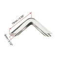 thumbnail image 2 of Unique Bargains Metal Book Corner Protectors Edge Cover Guard 15 x 15 x 3mm Silver Tone 30Pcs, 2 of 3