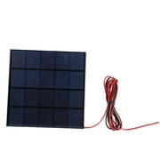 Jadeshay Panel Solar 5V 4.5W 900mA Mini Cargador de Panel Solar Alta tasa de conversin a Prueba de Viento a Prueba de Nieve con Cable de 78.7in